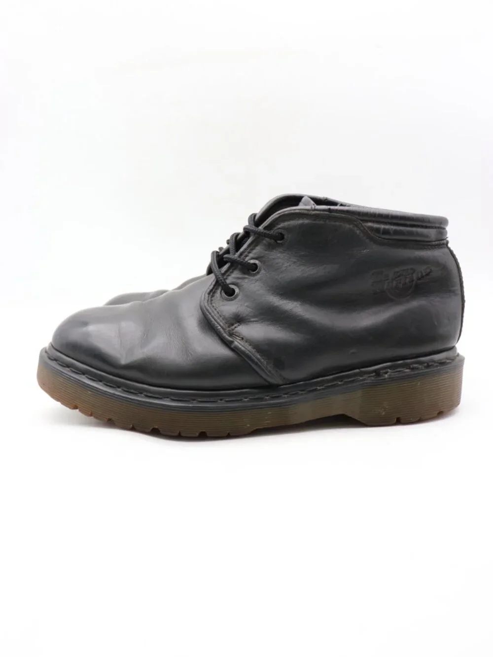 Vintage Doc Dr Martens 3 Eye Men's UK 9 US 10 Boot Chukka Black Leather England